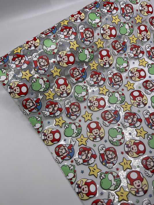 Vinyl Plástico Mario